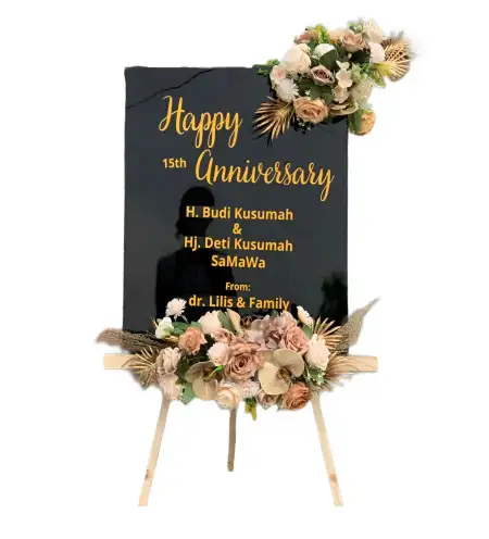 Papan Bunga Akrilik Keningar