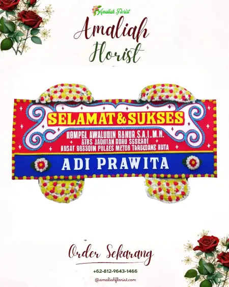 Papan Bunga Ucapan Selamat Keningar